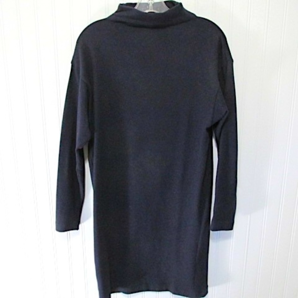 Dark Blue Knit Sweater Dress, Size XS